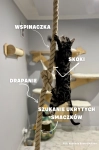 Lina do wspinaczki dla kota koci plac zabaw kotiowo.webp