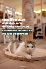 stabilny bezpieczny drapak dla kotow duży kotiowo.webp