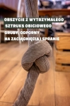 materialowy sztruksowy wąż z łuską gryki zabawka do gryzienia wspinaczki dla kotow kotiowo.webp