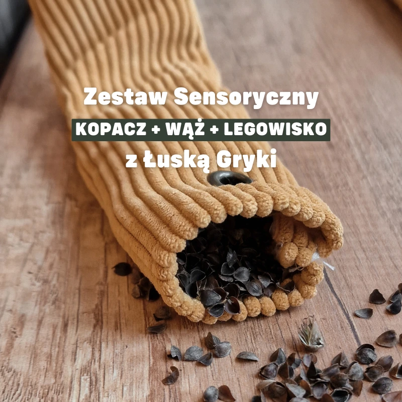 zestaw sensoryczny antyalergiczny z łuską gryki dla kota kotiowo.webp